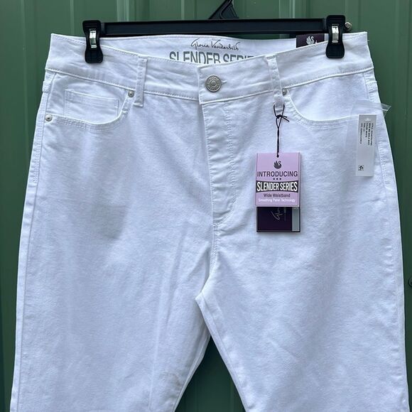 Tummy Sculpt Denim Ankle Boot Jeans & Capri 2-Pack Size 14 - Picture 3 of 16